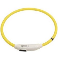 Croci κολάρο γάτας με  led usb κίτρινο 40cm