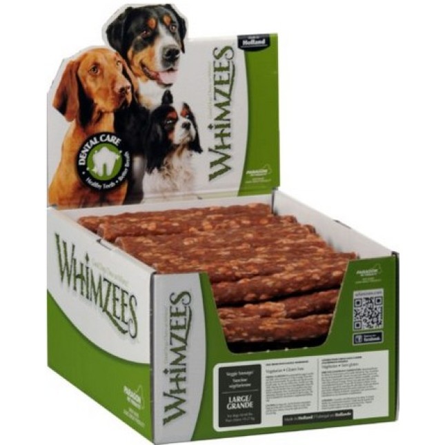 Whimzees veggie λουκάνικο large 1 τεμάχιο Whimzees veggie λουκάνικο large 1 τεμάχιο