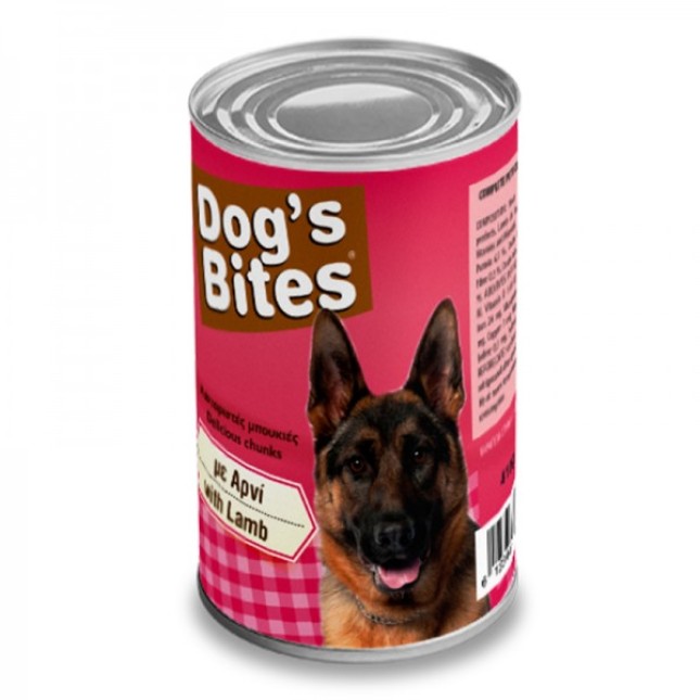 Dogs bites κονσέρβα αρνί 410gr Dogs bites κονσέρβα αρνί 410gr