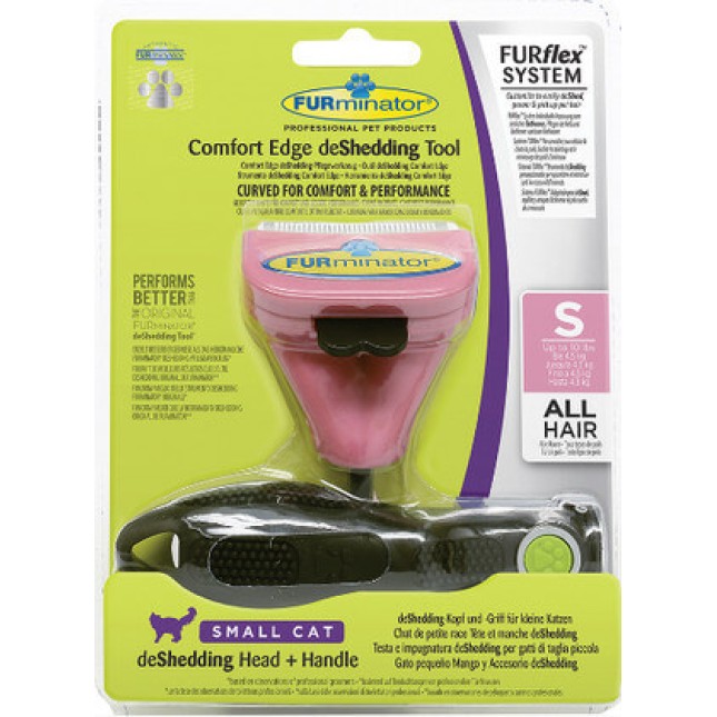 Furminator furflex βούρτσα και χερούλι για γάτες small Furminator furflex βούρτσα και χερούλι για γάτες small