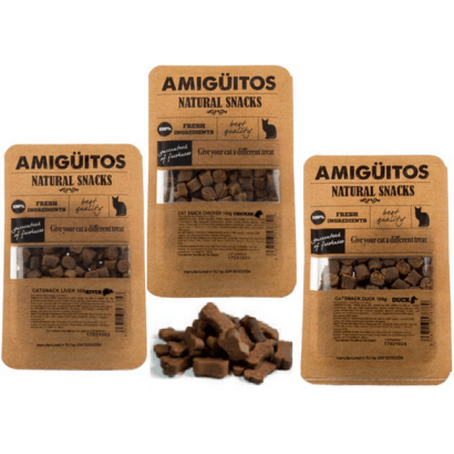 Amiguitos σνακ γάτας 100gr Amiguitos σνακ γάτας 100gr
