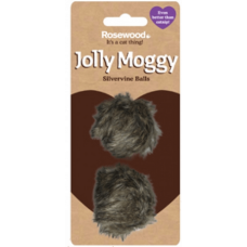 Rosewood jolly moggy παιχνίδι Silvervine balls 2τμχ Rosewood jolly moggy παιχνίδι Silvervine balls 2τμχ