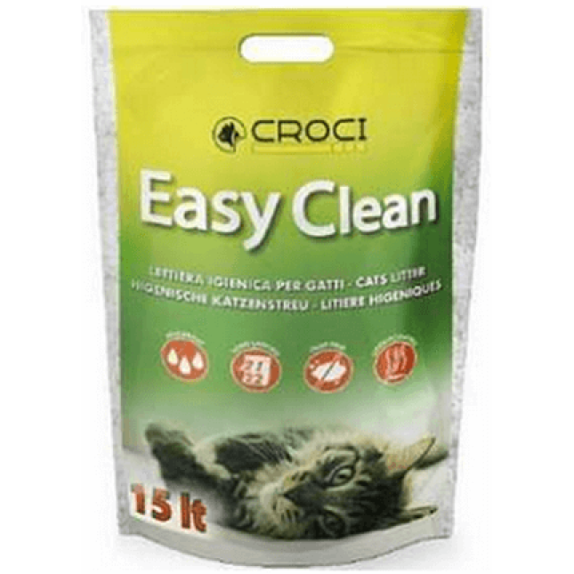 Croci άμμος γάτας easy clean silica 15lt - 6kg Croci άμμος γάτας easy clean silica 15lt - 6kg