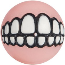Rogz παιχνιδιάρικη χαμογελαστή μπάλα που κανείς δε μπορεί να της αντισταθεί Grinz ροζ