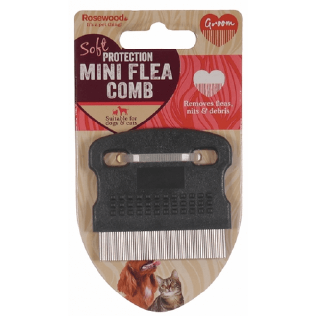 Rosewood χτένα Mini flea Rosewood χτένα Mini flea