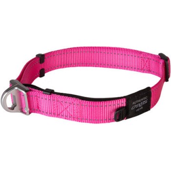 Rogz περιλαίμιο Utility Safety collar ροζ,με ανακλαστικές ραφές Rogz περιλαίμιο Utility Safety collar ροζ,με ανακλαστικές ραφές