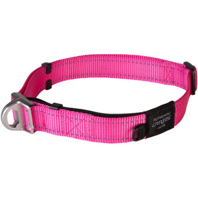 Rogz περιλαίμιο Utility Safety collar ροζ,με ανακλαστικές ραφές Rogz περιλαίμιο Utility Safety collar ροζ,με ανακλαστικές ραφές