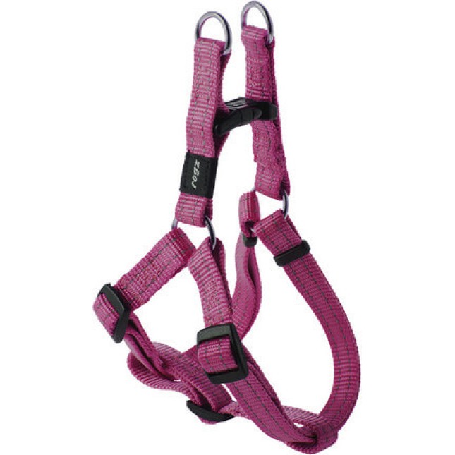 Rogz dogz σαμαράκι Utility Step-in Harness Reflective ροζ M 42x61cm Rogz dogz σαμαράκι Utility Step-in Harness Reflective ροζ M 42x61cm