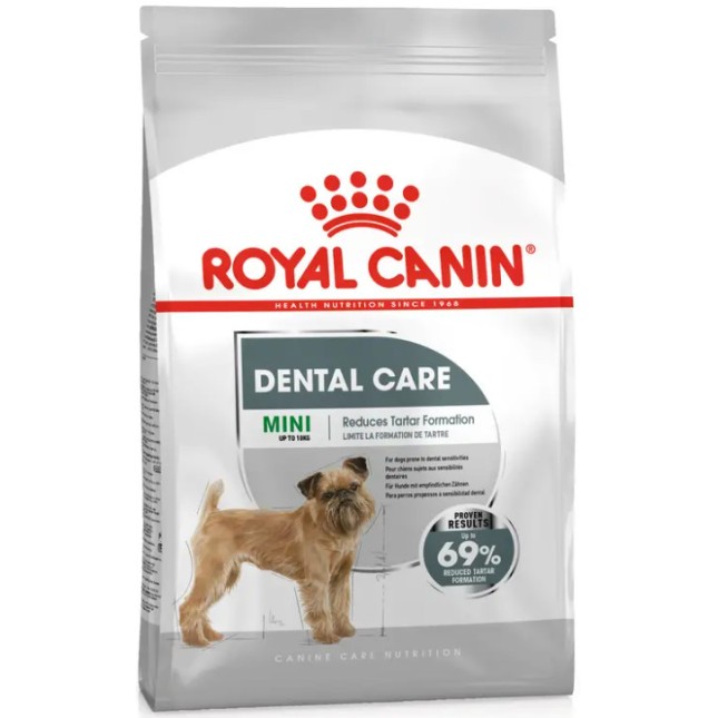 Royal Canin πλήρης τροφή Canine Care Nutrition mini dental care για ενήλικα μικρόσωμα σκυλιά 3kg