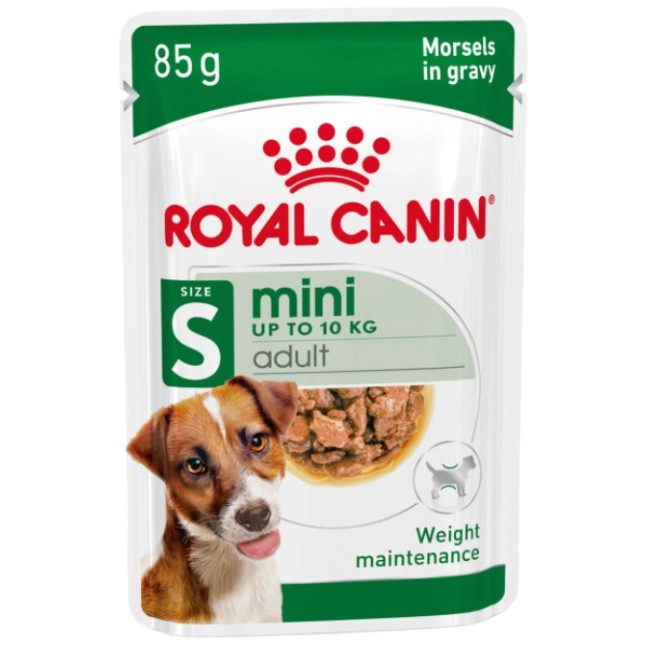 Royal canin πλήρης τροφή Size Health Nutrition Wet mini adult για σκύλους μικρών ενήλικων φυλών