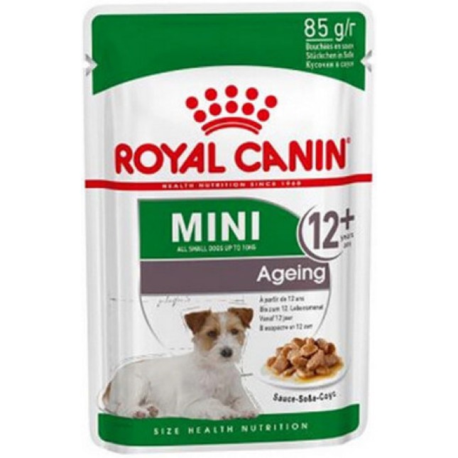 Royal Canin Size Health Nutrition Wet mini ageing πλήρης τροφή για γηραιούς σκύλους μικρόσωμων φυλών