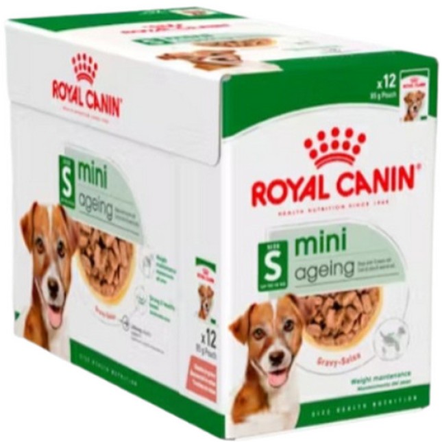 Royal Canin Size Health Nutrition Wet mini ageing πλήρης τροφή για γηραιούς σκύλους μικρόσωμων φυλών