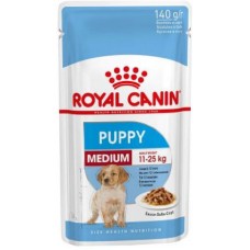 Royal Canin πλήρης τροφή Size Health Nutrition Wet medium puppy για κουτάβια μεσαίου μεγέθους φυλών
