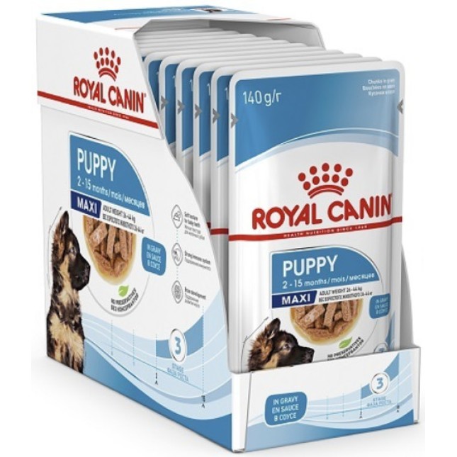 Royal Canin πλ.τροφή Size Health Nutrition Wet maxi puppy για κουτάβια μεγαλόσωμων φυλών έως 15 μηνώ