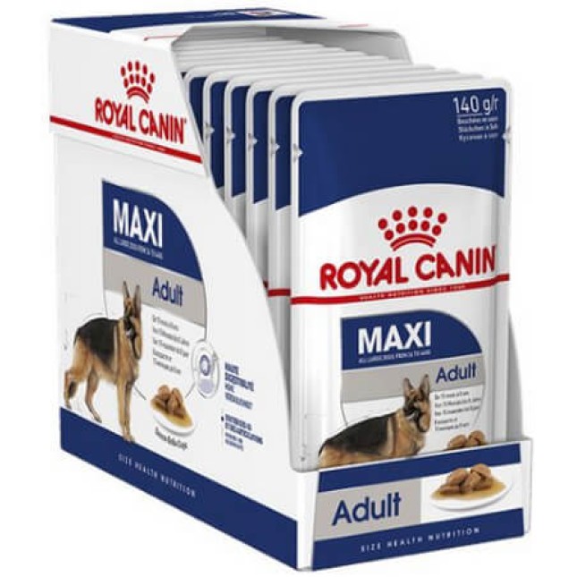 Royal Canin πλήρης τροφή Size Health Nutrition Wet maxi adult για ενήλικες σκύλους μεγαλόσωμων φυλών