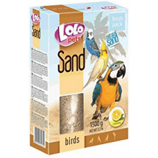 Lolo pets άμμος πτηνών με λεμόνι 1500gr
