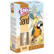 Lolo pets άμμος πτηνών με λεμόνι 1500gr Lolo pets άμμος πτηνών με λεμόνι 1500gr