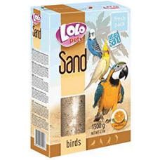 Lolo pets άμμος πτηνών με πορτοκάλι 1500gr Lolo pets άμμος πτηνών με πορτοκάλι 1500gr