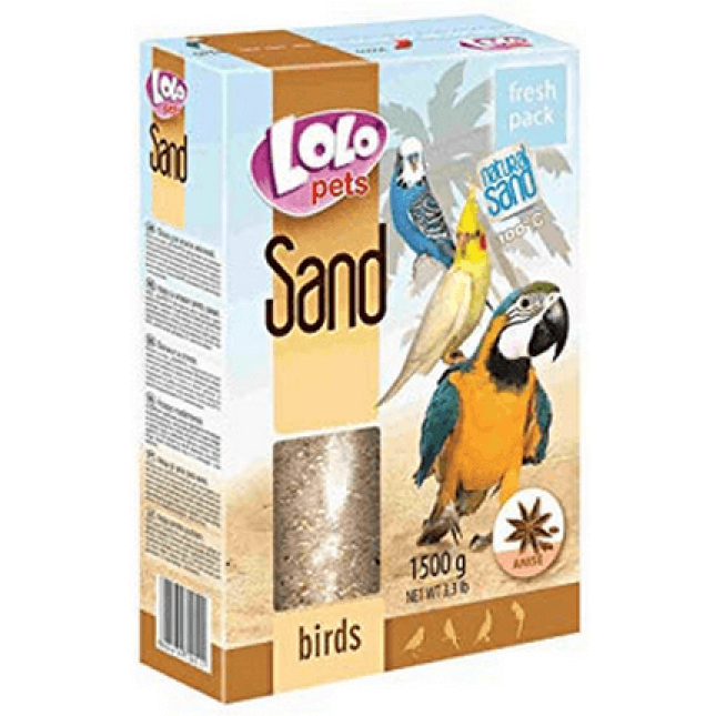 Lolo pets άμμος πτηνών 1500gr