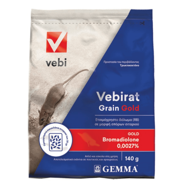 Vebi Vebirat Gold Grain Μυοκτόνο 1,5 Kg Vebi Vebirat Gold Grain Μυοκτόνο 1,5 Kg