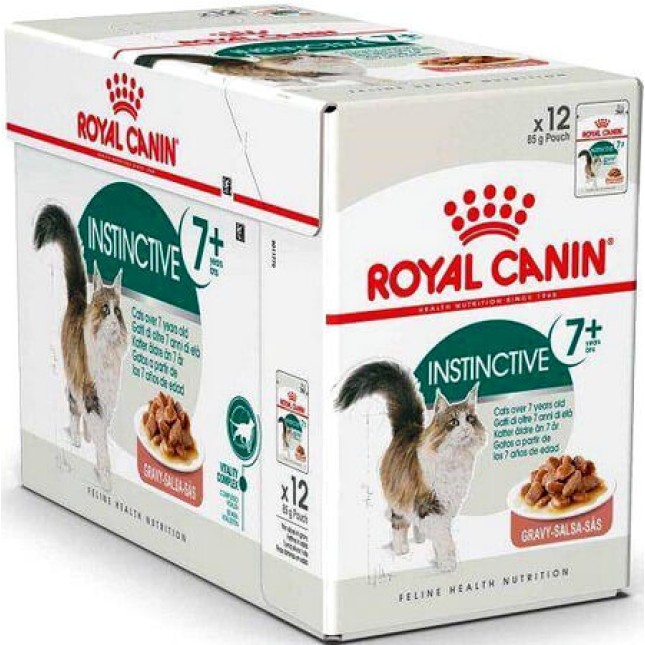 Royal Canin Feline Υγιεινή διατροφή Wet instinctive +7 gravy για γάτες άνω των 7 ετών Royal Canin Feline Υγιεινή διατροφή Wet instinctive +7 gravy για γάτες άνω των 7 ετών