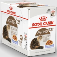 Royal Canin Feline Υγιεινή διατροφή Wet ageing+12 jelly για γάτες άνω των 12 ετών