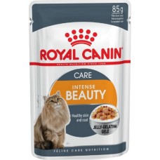 Royal Canin Feline Υγιεινή διατροφή Wet intense beauty jelly για ενήλικες γάτες