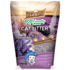 Princess άμμος γάτας Flushable,Lavender 6lt