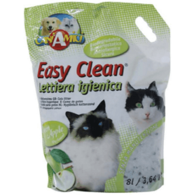 Croci άμμος γάτας easy clean silica green apple 8lt-3,64kg