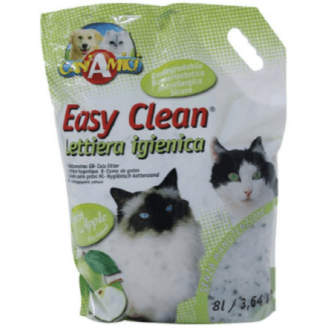 Croci άμμος γάτας easy clean silica green apple 8lt-3,64kg Croci άμμος γάτας easy clean silica green apple 8lt-3,64kg
