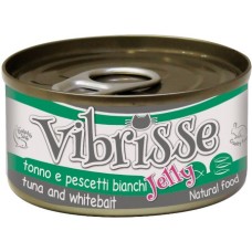 Croci Vibrisse κονσέρβα γάτας τόνος με ψάρι σε ζελέ 70g Croci Vibrisse κονσέρβα γάτας τόνος με ψάρι σε ζελέ 70g