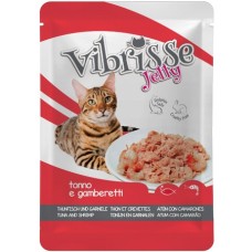 Croci Vibrisse φακελάκι γάτας τόνο και γαρίδες σε ζελέ 70g Croci Vibrisse φακελάκι γάτας τόνο και γαρίδες σε ζελέ 70g