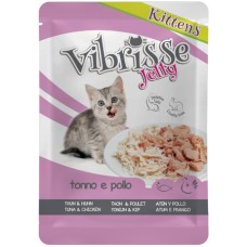 Croci Vibrisse φακελάκι γάτας τόνο και κοτόπουλο σε ζελέ 70g Croci Vibrisse φακελάκι γάτας τόνο και κοτόπουλο σε ζελέ 70g