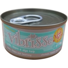 Croci Vibrisse κονσέρβα γάτας κοτόπουλο,tilapia,kelp σε σάλτσα 70g Croci Vibrisse κονσέρβα γάτας κοτόπουλο,tilapia,kelp σε σάλτσα 70g