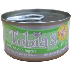 Croci Tobias κονσέρβα σκύλου κοτόπουλο, βοδινό, πράσινα φασόλια 85g Croci Tobias κονσέρβα σκύλου κοτόπουλο, βοδινό, πράσινα φασόλια 85g