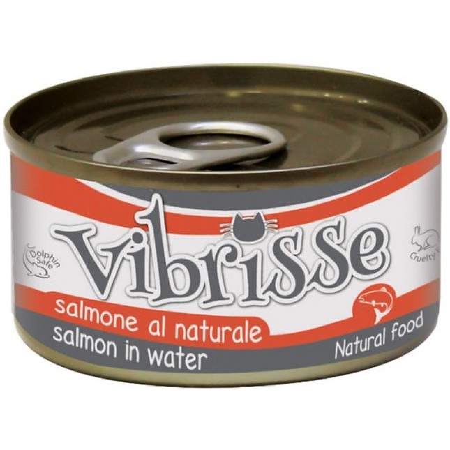 Croci Vibrisse κονσέρβα γάτας σολομός στον ατμό 70g Croci Vibrisse κονσέρβα γάτας σολομός στον ατμό 70g