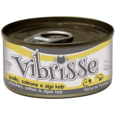 Croci Vibrisse κονσέρβα τόνος με κοτόπουλο,σολομό και kelp στον ατμό 70g Croci Vibrisse κονσέρβα τόνος με κοτόπουλο,σολομό και kelp στον ατμό 70g