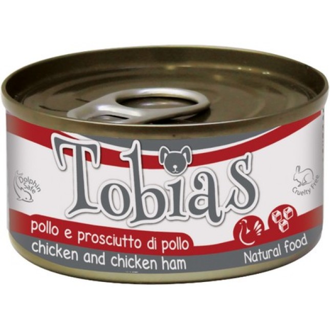 Croci Tobias κονσέρβα σκύλου κοτόπουλο και ζαμπόν 85g Croci Tobias κονσέρβα σκύλου κοτόπουλο και ζαμπόν 85g