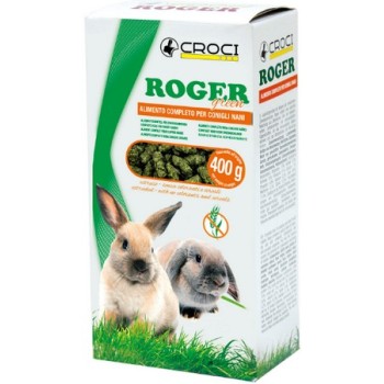 Croci Roger green για κουνέλια & ινδικά χοιρίδια 400gr Croci Roger green για κουνέλια & ινδικά χοιρίδια 400gr