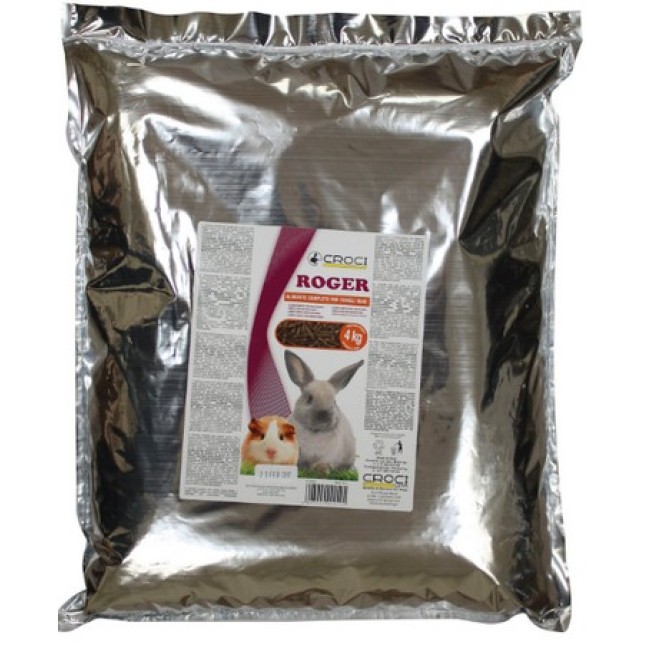 Croci Roger πλήρης τροφή για κουνέλια 4kg Croci Roger πλήρης τροφή για κουνέλια 4kg