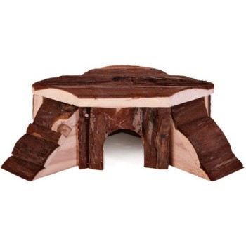 Croci Ξύλινο γωνιακό σπιτάκι με 2 σκάλες 35x15x37cm Croci Ξύλινο γωνιακό σπιτάκι με 2 σκάλες 35x15x37cm