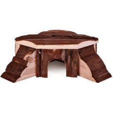 Croci Ξύλινο γωνιακό σπιτάκι με 2 σκάλες 35x15x37cm Croci Ξύλινο γωνιακό σπιτάκι με 2 σκάλες 35x15x37cm
