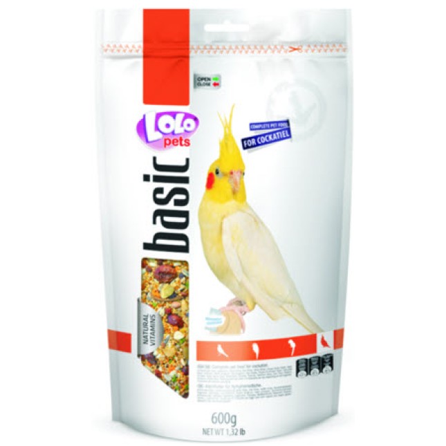 Lolo pets πλήρης τροφή για κοκατίλ που καλύπτει όλες τις διατροφικές τους ανάγκες Lolo pets πλήρης τροφή για κοκατίλ που καλύπτει όλες τις διατροφικές τους ανάγκες