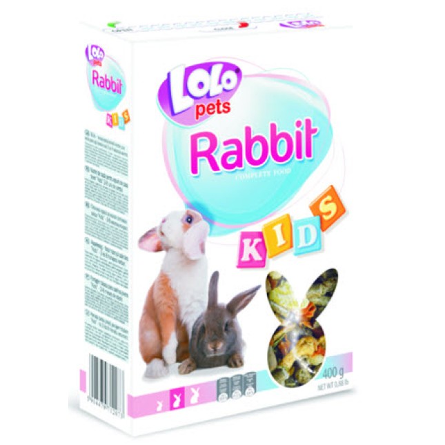 Lolo pets kids για κουνελάκια 400gr