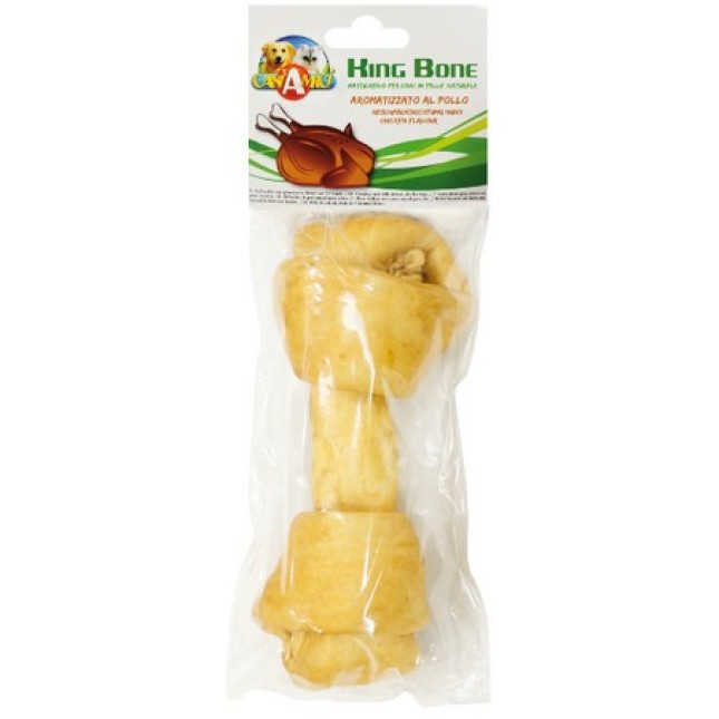 Croci Κόκκαλο κόμπος βουβάλι-κοτόπουλο 30cm 260g Croci Κόκκαλο κόμπος βουβάλι-κοτόπουλο 30cm 260g