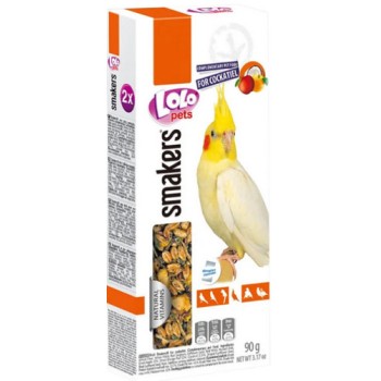 Lolo pets smakers με φρούτα για κόκατιλ περιέχουν βιταμίνες, μέταλλα και πηκτίνη 2τμχ Lolo pets smakers με φρούτα για κόκατιλ περιέχουν βιταμίνες, μέταλλα και πηκτίνη 2τμχ
