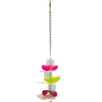 Croci Flyaway Parrots παιχνίδι για πουλιά happy hour(3) 28cm Croci Flyaway Parrots παιχνίδι για πουλιά happy hour(3) 28cm