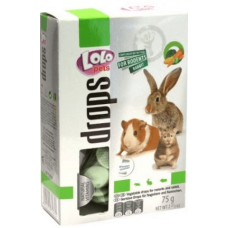 Lolo pets λιχουδιές τρωκτικών vegetable drops 75gr Lolo pets λιχουδιές τρωκτικών vegetable drops 75gr