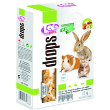 Lolo pets λιχουδιές τρωκτικών nut drops 75gr Lolo pets λιχουδιές τρωκτικών nut drops 75gr