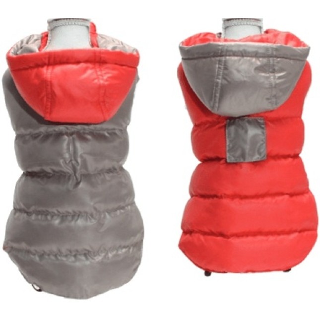 Croci γκρι/κόκκινο μπουφάν twosides 20cm Croci γκρι/κόκκινο μπουφάν twosides 20cm